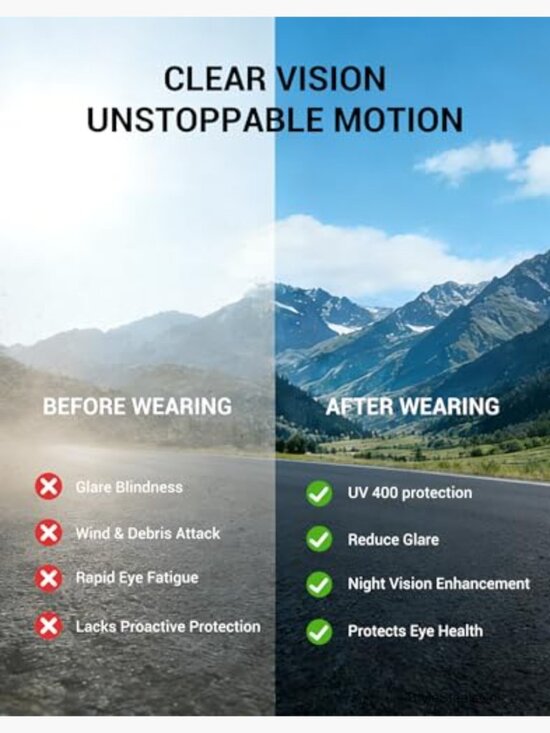 Polarized Wraparound Sports Sunglasses UV400 Protection Fishing Hiking main image 4